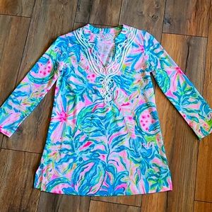Lilly Pulitzer Top Tunic XXS new with defects (see description and photos)
